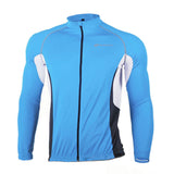 NUCKILY Quick-drying Reflective Cycling Jersey - Blue +Black