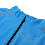 NUCKILY Quick-drying Reflective Cycling Jersey - Blue +Black