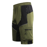 Wosawe Summer Waterproof Cycling Sports Shorts - Army Green