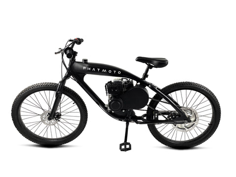 PHATMOTO™ Rover 2023 - 79cc Motorized Bicycle 7-Speed (Matte Green)