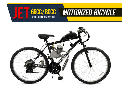 Jet 66cc/80cc Motorized Bicycle