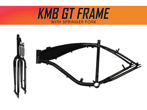 KMB GT Aluminum Bike Frame with Double Springer Fork