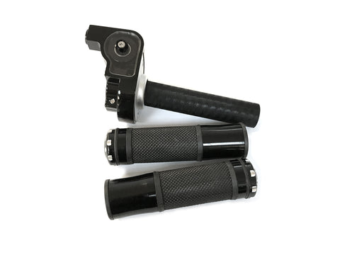 Aluminum Throttle Handle Set - Black