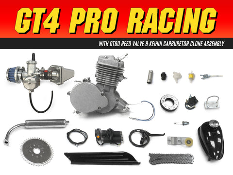 GT4 Pro Racing 66cc/80cc Bicycle Engine Kit