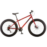 26" Mongoose Hitch Men's All-Terrain Fat Tire Bike, Red