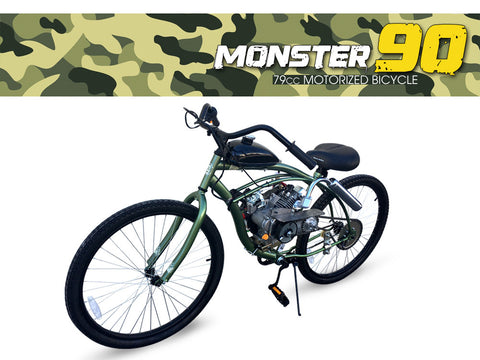 Monster 90 - 79cc Motorized Bicycle