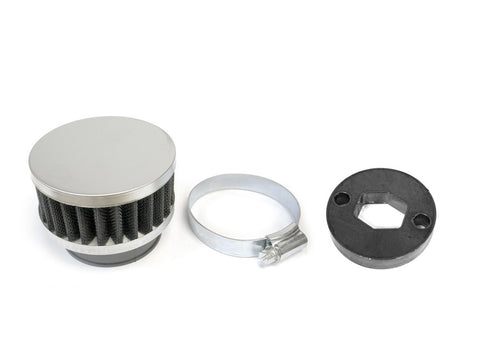 79cc Round High Performance Air Filter - Silver